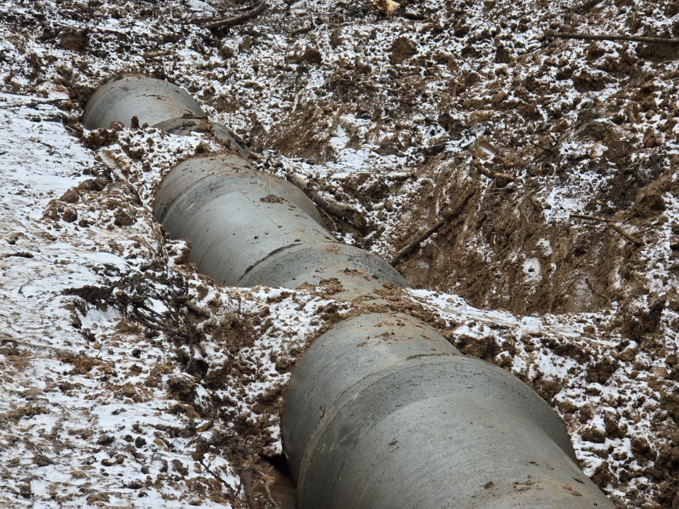 Под Можайском завершают капремонт аварийного участка канализационного коллектора