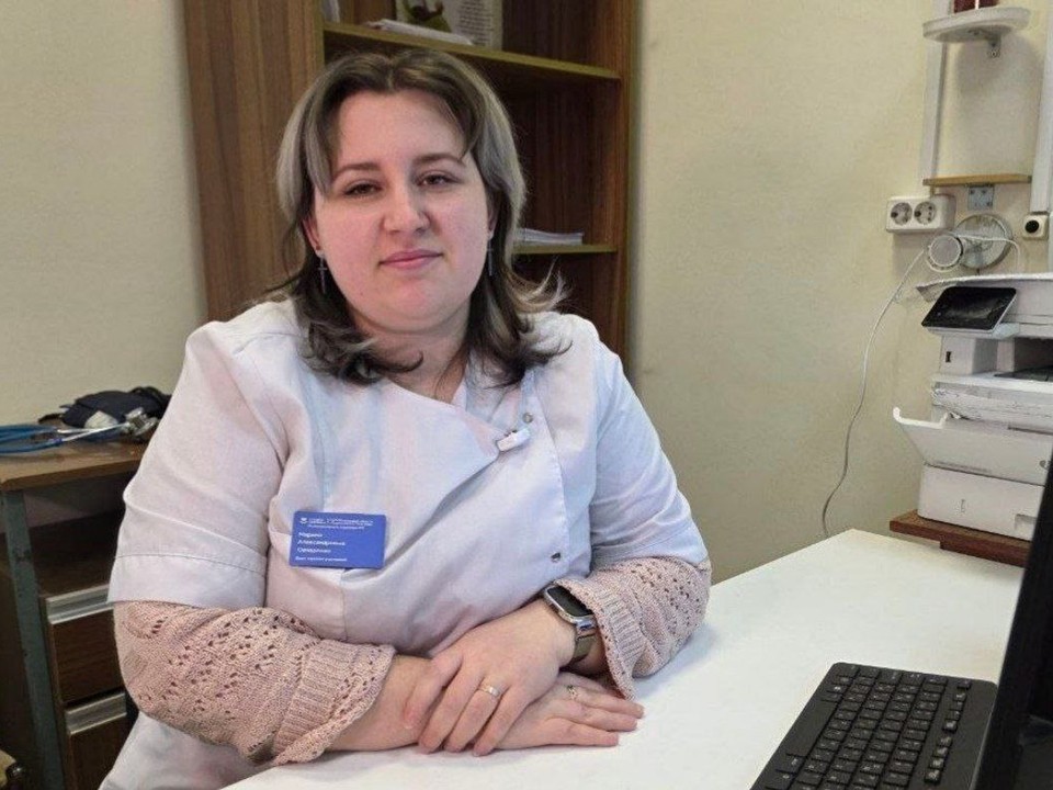 Молодой врач из Тульской области начала работать в поликлинике Серпухова