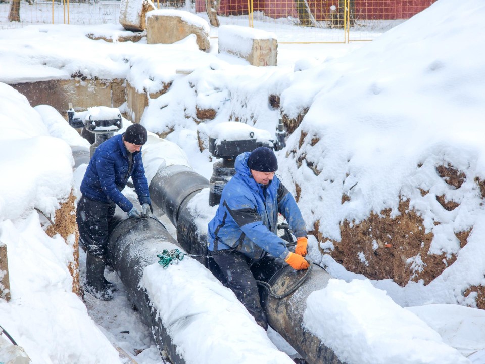 На улице Гайдара в Подольске завершают плановую переврезку теплосетей