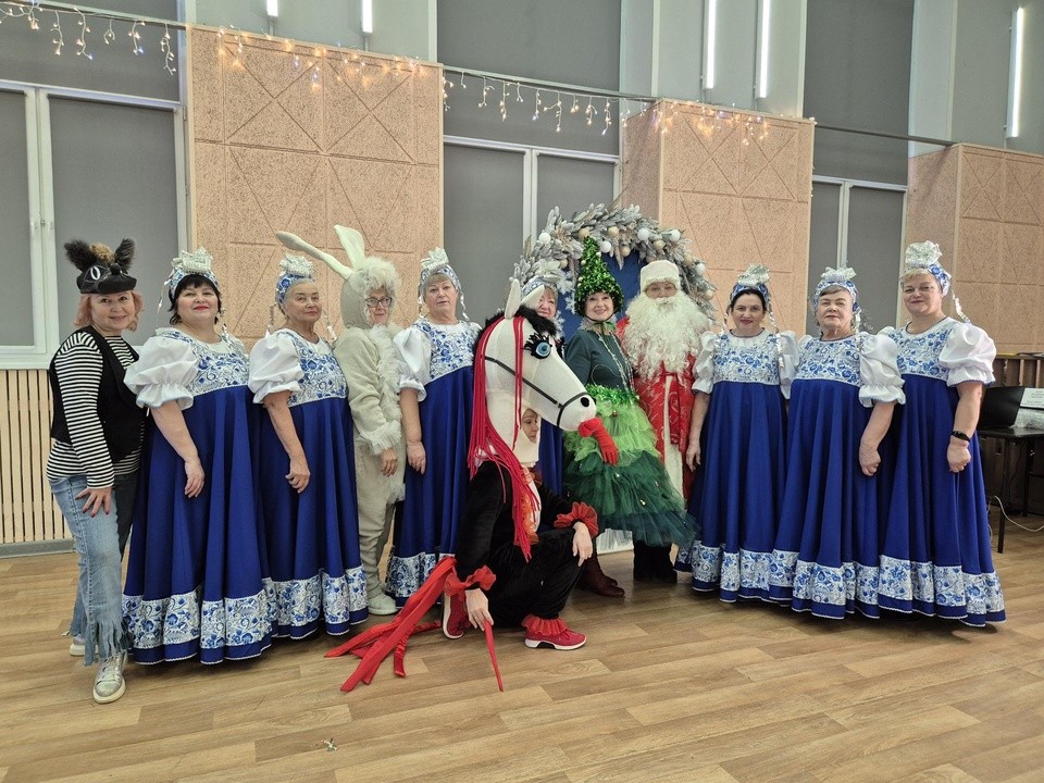 Новогоднее шоу объединило представителей «серебряного» возраста в Орехово-Зуеве