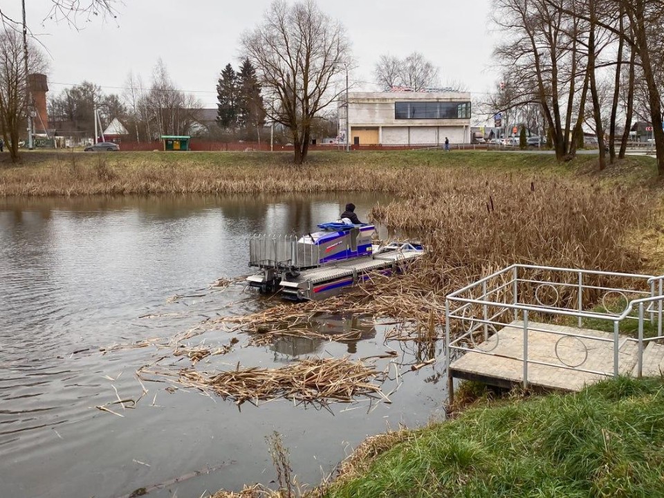 Очистка водоема в Хотькове: как приведут в порядок Горбуновский пруд