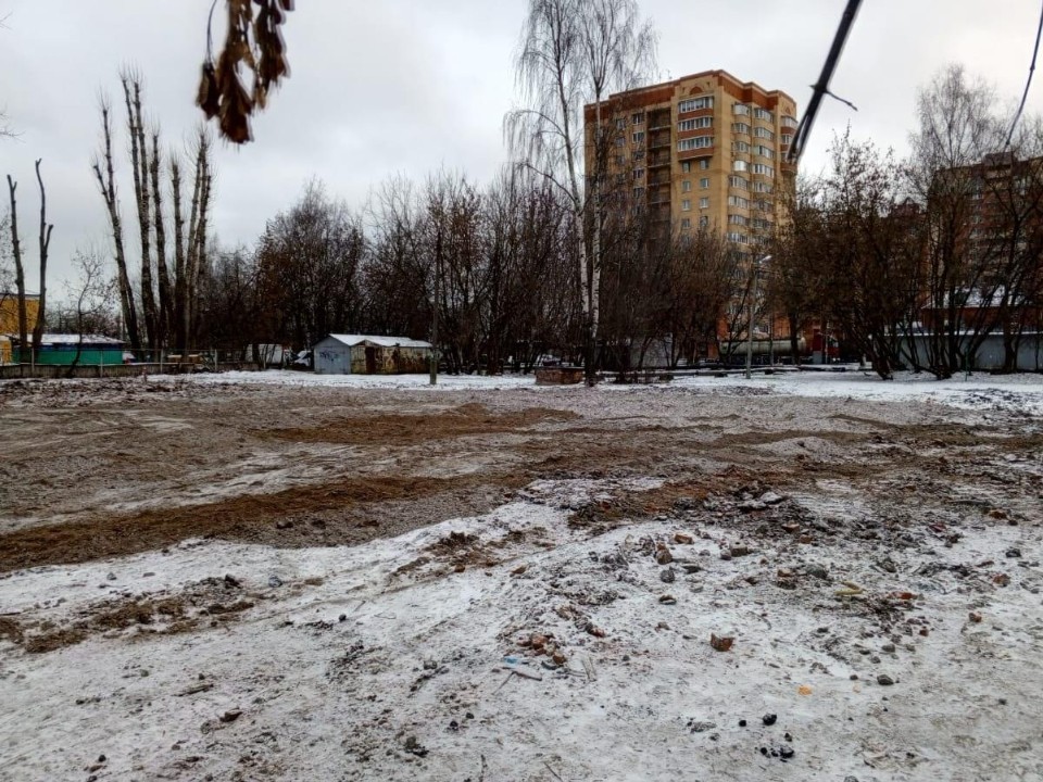 Место освобождено: в Подольске на улице Садовой снесли аварийный дом для будущего микрорайона