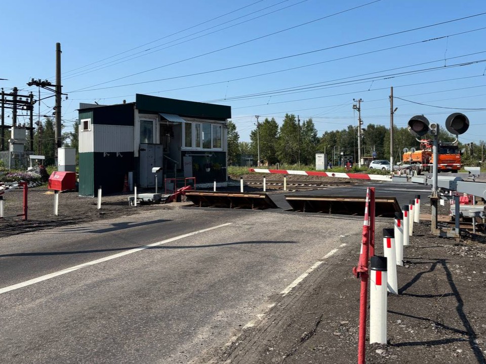 В Коломне закрывают на ремонт железнодорожный переезд Хорошово
