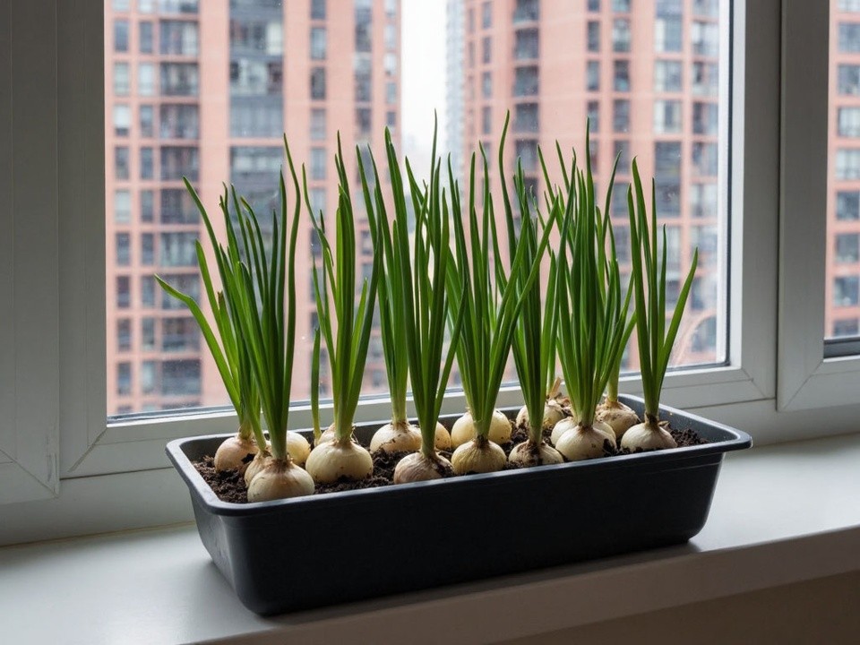 Агроном против цен на зелень: как получить бесплатный зеленый лук в январе