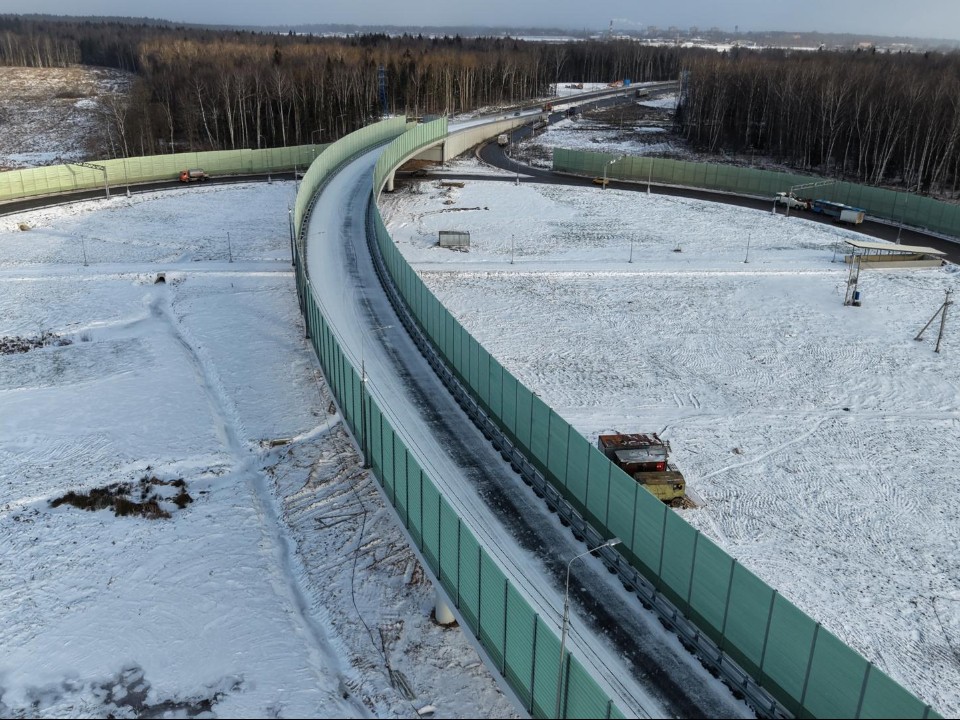 Новую дорогу достраивают на Северном обходе Лобни