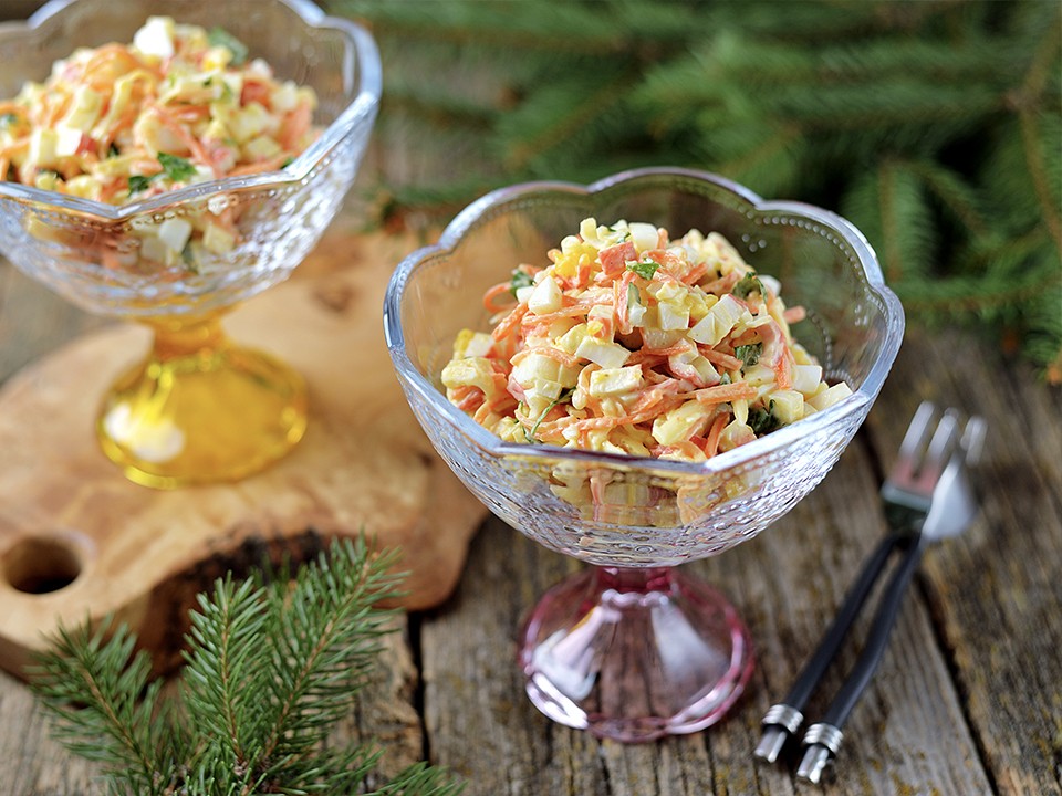 Лучшие салаты на Новый год: подборка, которую рекомендует хозяйка из Королева