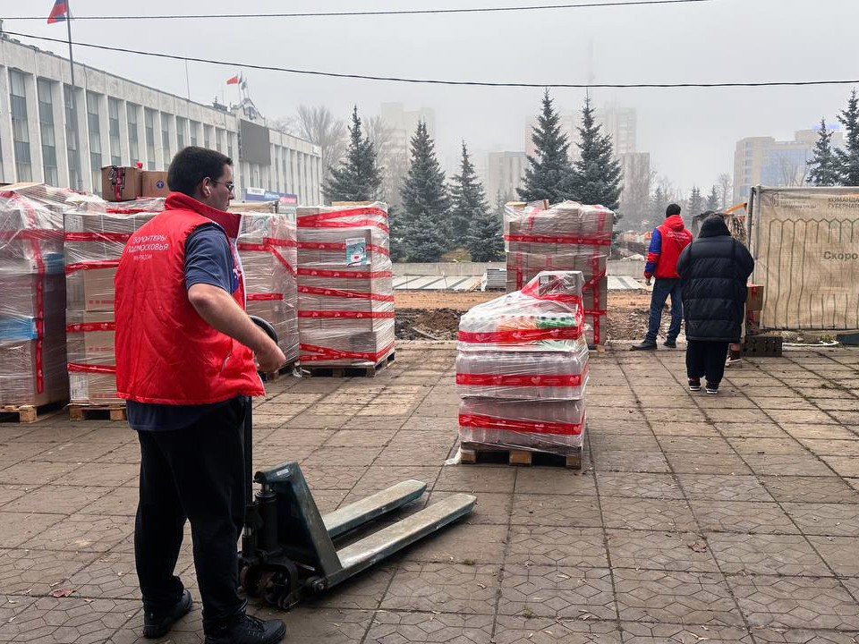 Новая фура «Доброе дело»: волонтеры Одинцовского округа отправили партию гуманитарки