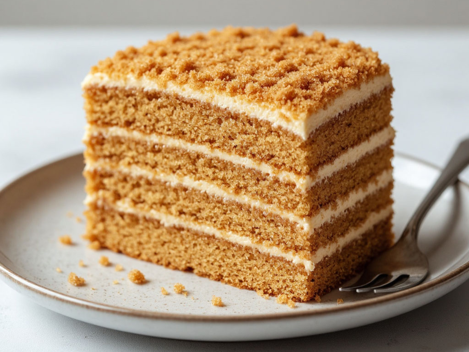 Не тесто, а песня: как приготовить медовик, чтобы коржи получились как в кондитерской, за 20 минут