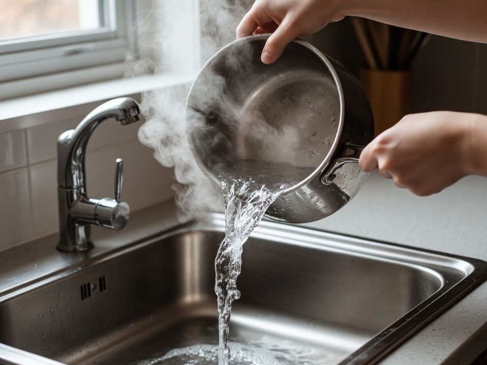 Трубы кричат SOS: сантехник объяснил, что происходит, когда вы сливаете кипяток в раковину