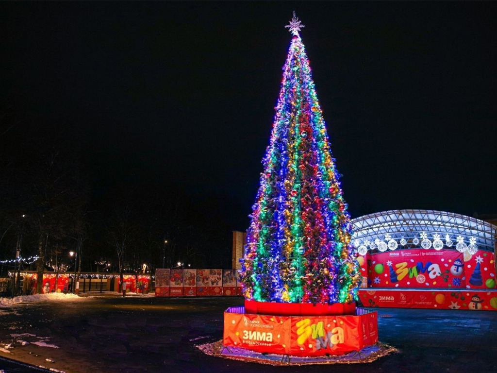 Главную елку Зарайска украсили шарами с символами города
