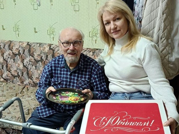 Ветеран труда Николай Штанников из Воскресенска отметил 95-летний юбилей