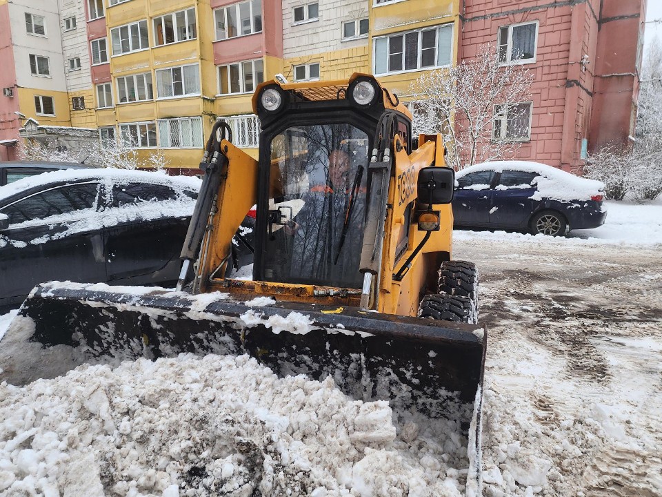 Снегопад в Подмосковье: как работают коммунальные службы Красноармейска