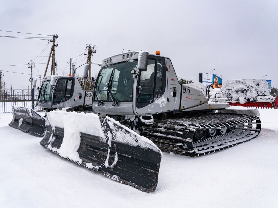 На участке «Вело-1» в Дмитрове началась подготовка лыжной трассы