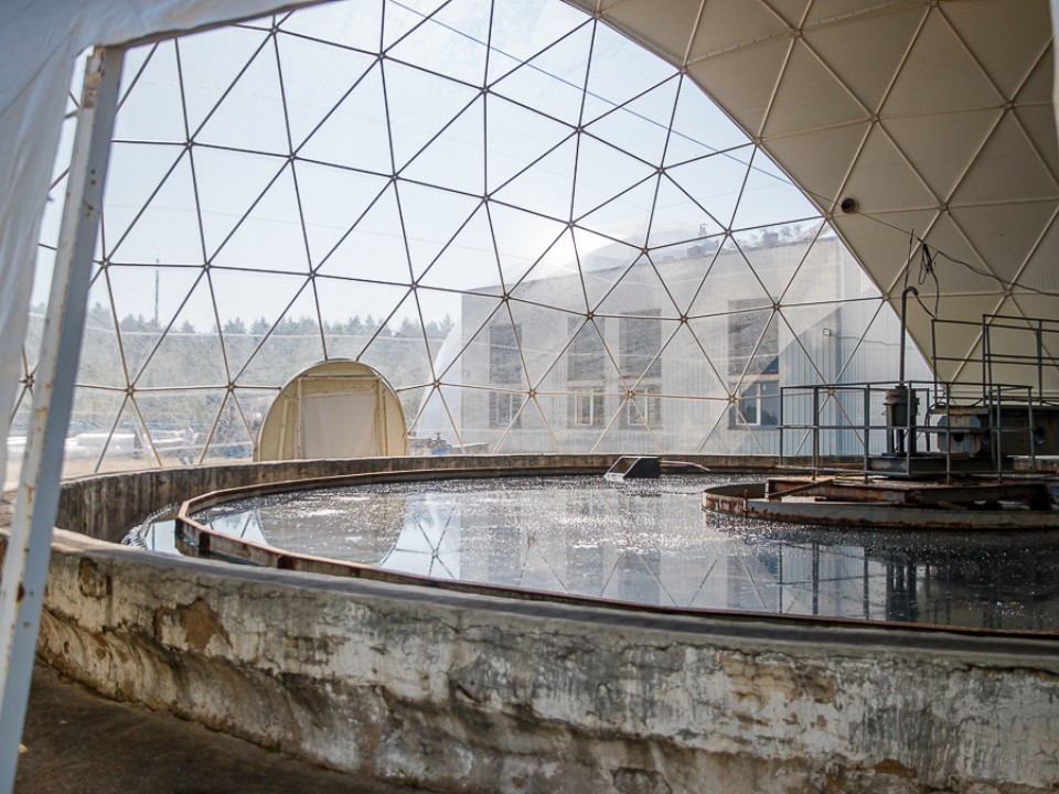 Реконструкция очистных сооружений в Звенигороде: работы выполнены более чем наполовину