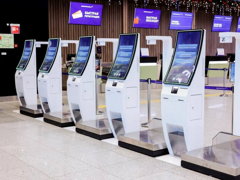 Регистрация и багаж без очереди: Шереметьево запустил киоски самообслуживания