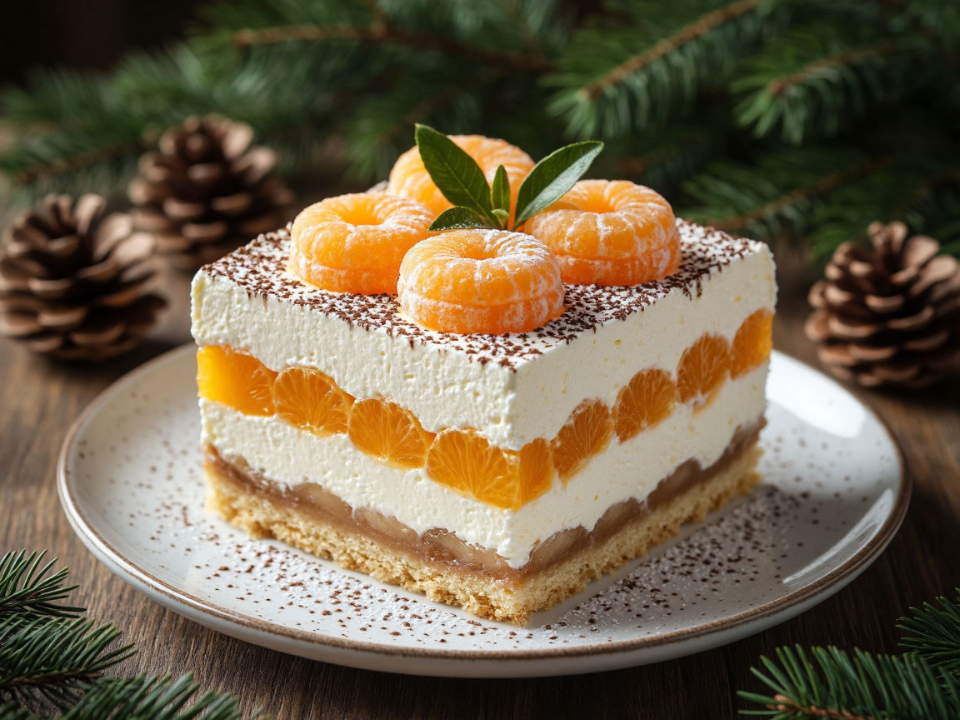 Когда хочется зимнего чуда: новогодний тирамису с мандаринами — нежный, цитрусовый и очень праздничный десерт
