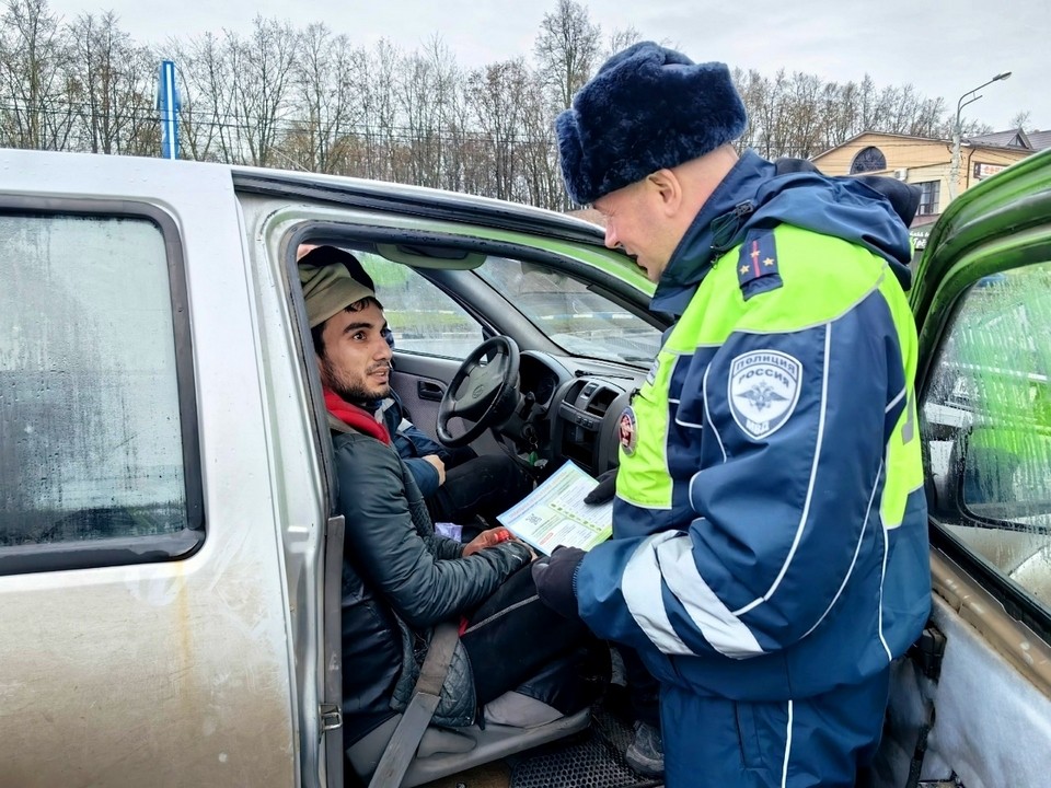 Госавтоинспекторы в Луховицах устроили тотальную облаву на нелегальных мигрантов