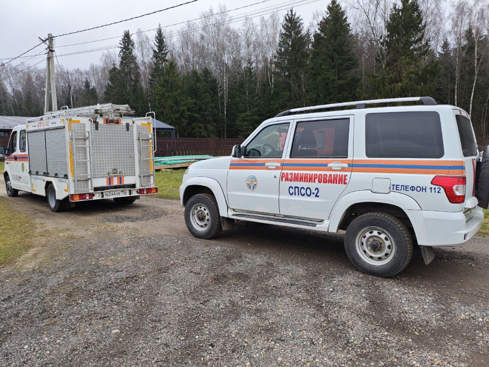 Опасность из прошлого: спасатели обезвредили шесть мин времен ВОВ недалеко от деревни Захарьино