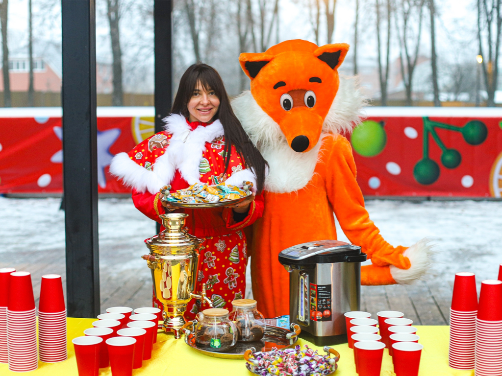 В Зарайском парке поставили «Зимние рекорды»