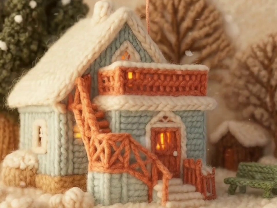 Уютное и навевающее новогодний вайб: как выглядит вязаное чеховское «Мелихово»