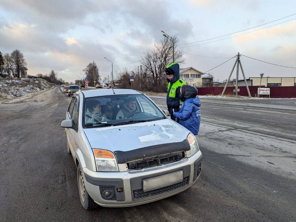 Ремни безопасности на заднем сиденье и скорость: о чем напоминали водителям в Бронницах