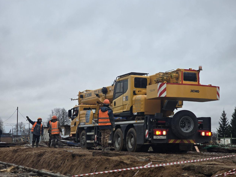 Погода вносит коррективы: что успели сделать на стадионе «Спартак» в Можайске