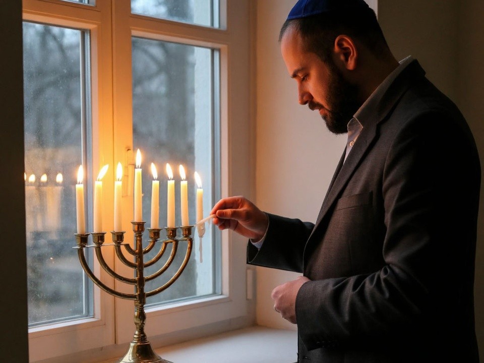 Почему огни зажигают справа налево и зачем нужен девятый светильник: главные традиции Хануки раскрыл раввин