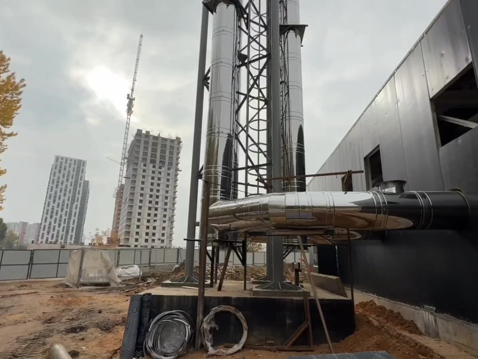 Социальные объекты и жилые дома нового квартала подключены к собственной котельной