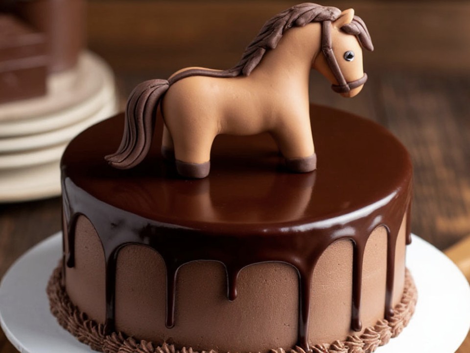 Новогодний торт «Конь в пальто»: готовим шоколадный символ удачи для Огненной Лошади 2026