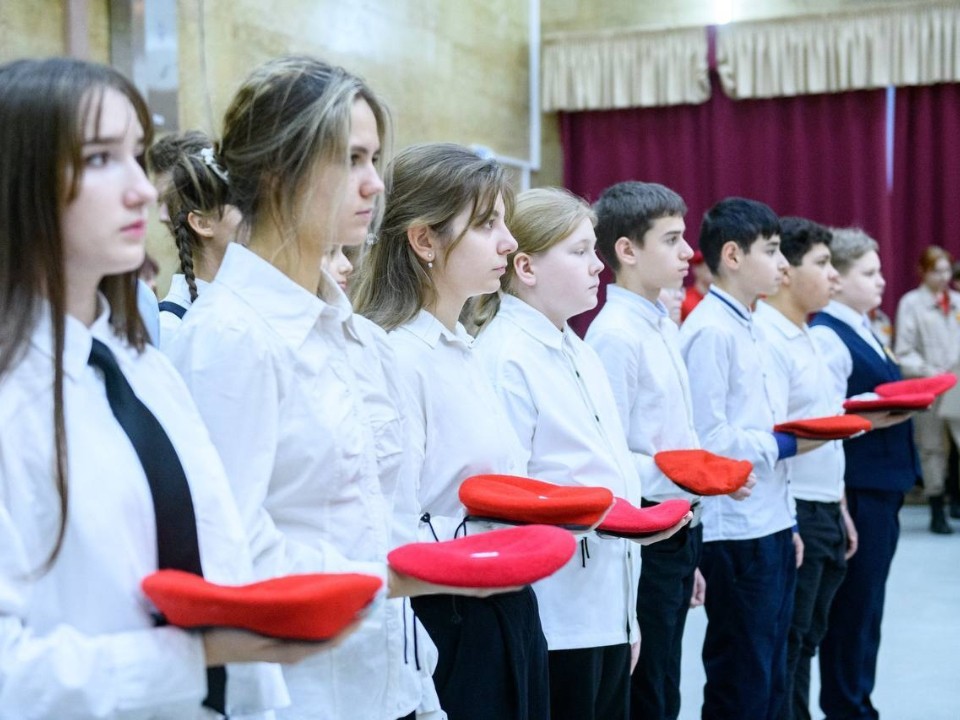Торжественная клятва: школьники Лыткарина вступили в ряды юнармейцев