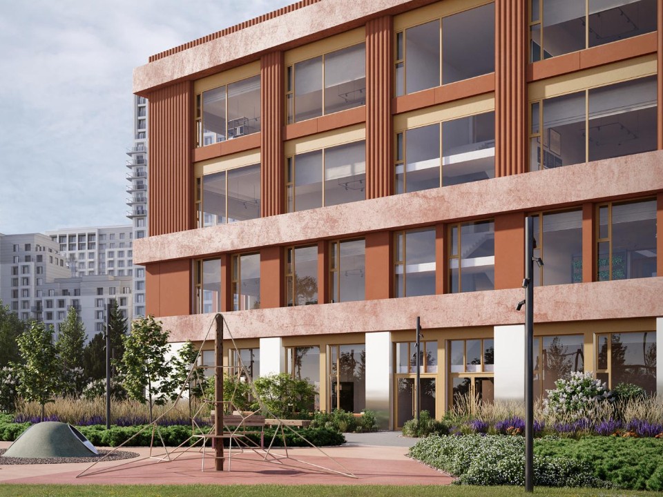 Архитектура в книгах: в Люберцах построят школу с фасадом, напоминающим стопку книг