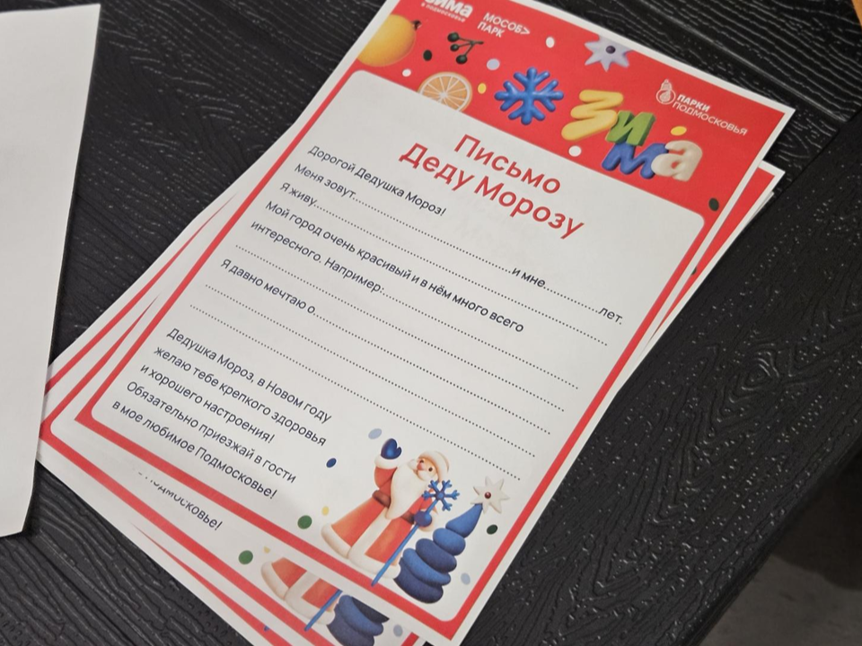 Отправить письмо Деду Морозу можно по волшебной почте в городском парке