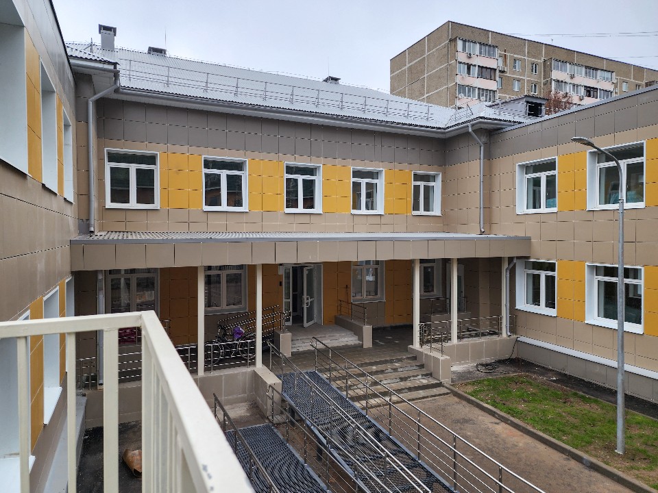 Детский сад «Рябинушка» в Подольске готовят к приемке после капитального ремонта