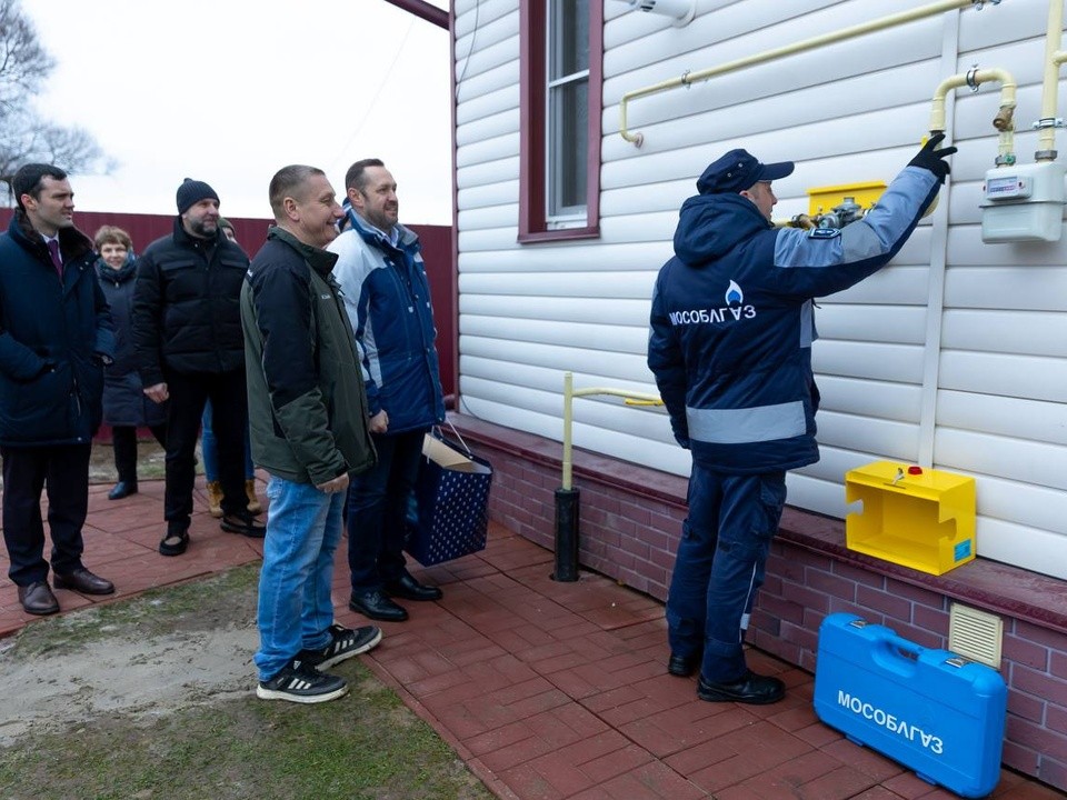 В деревню Тереньково пришло «голубое топливо»