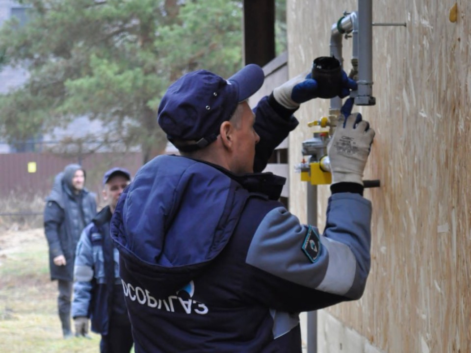 Дом многодетной семьи в Верейке подключили к газу