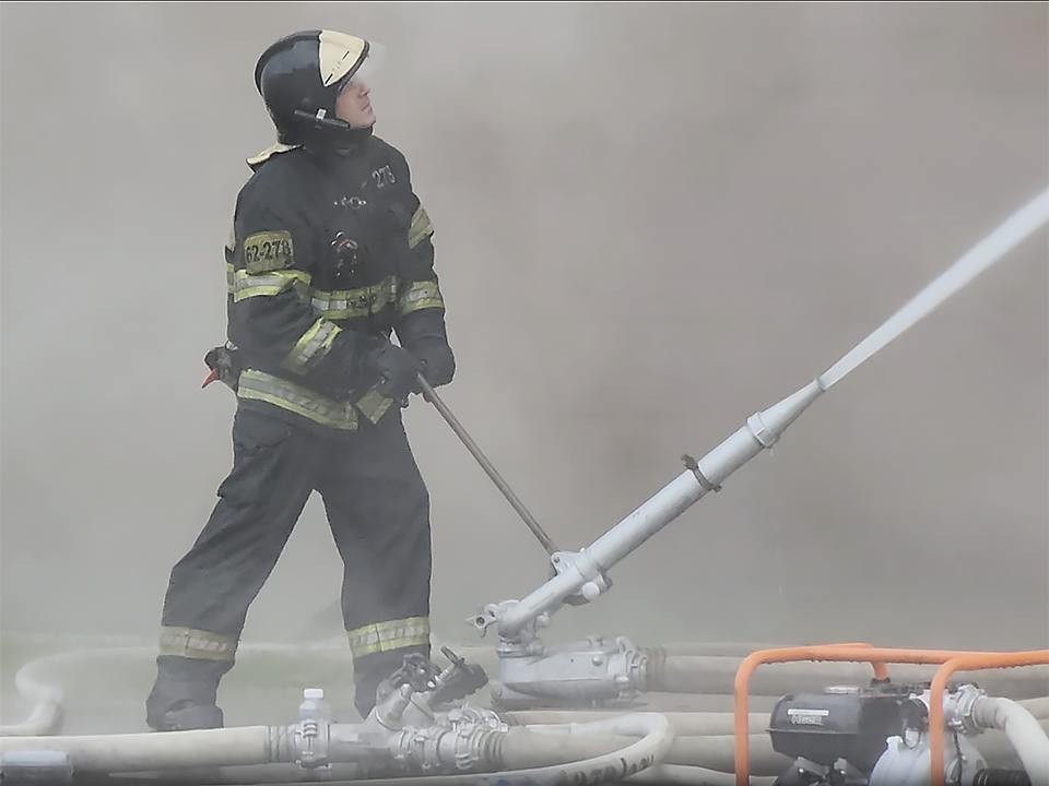 Пожар потушен: что горело в подмосковной Кубинке 2 декабря