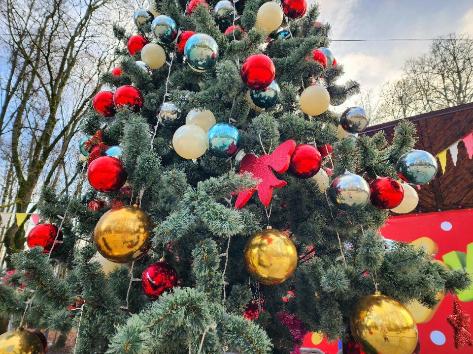 Зажглись огни: парк и набережную в Солнечногорске украсили к празднику