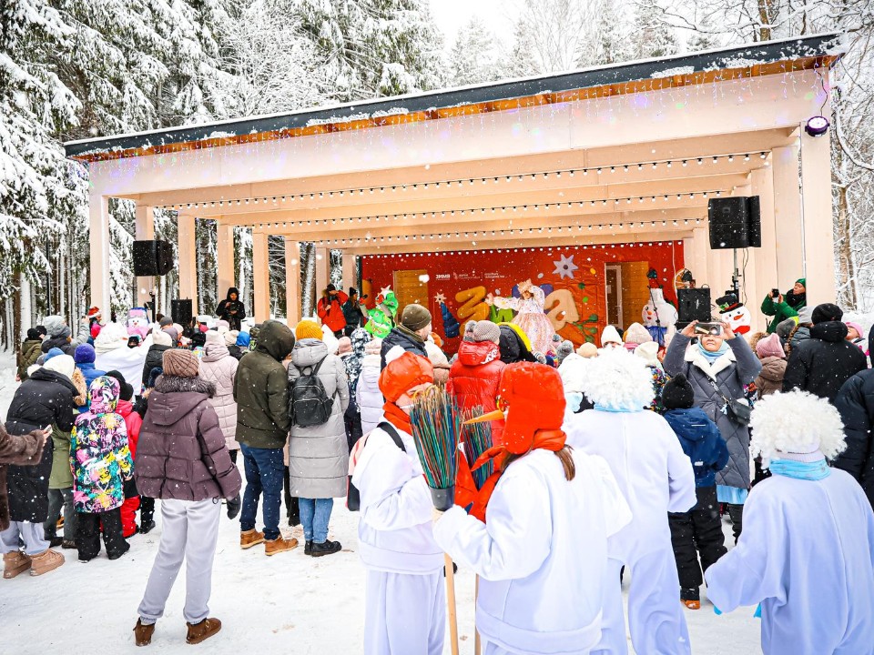 В Талицком лесу в восьмой раз зажгли елку с 600 ручными игрушками