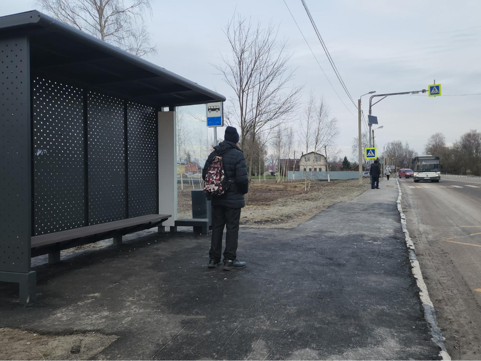 Новые остановки установили в Саввине