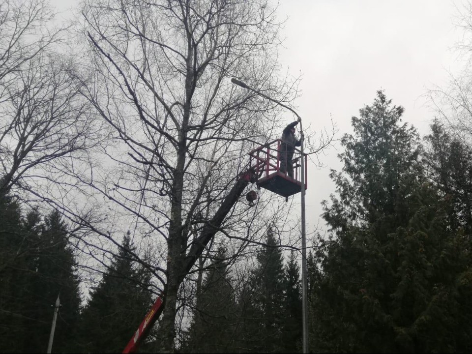 Перед МФЦ в Восходе установили новые светодиодные фонари