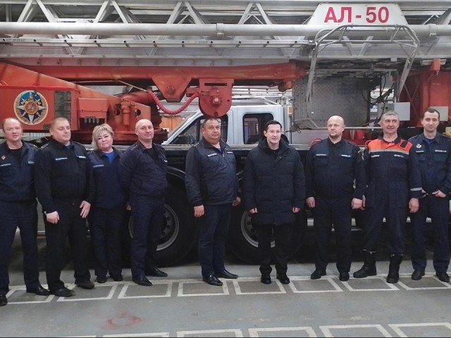 Техника, экипировка и диспетчерская: глава Луховиц оценил готовность пожарной части к ЧС