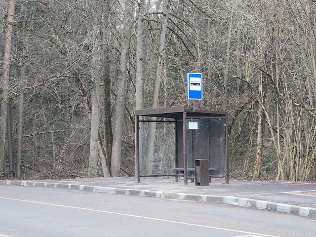 Лихач в Пушкино снес остановку: новую пообещали установить за неделю