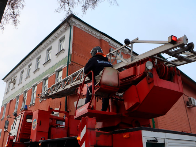В Зарайске прошли масштабные учения по пожарной безопасности