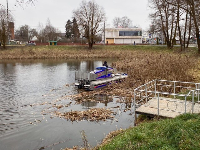 Очистка водоема в Хотькове: как приведут в порядок Горбуновский пруд