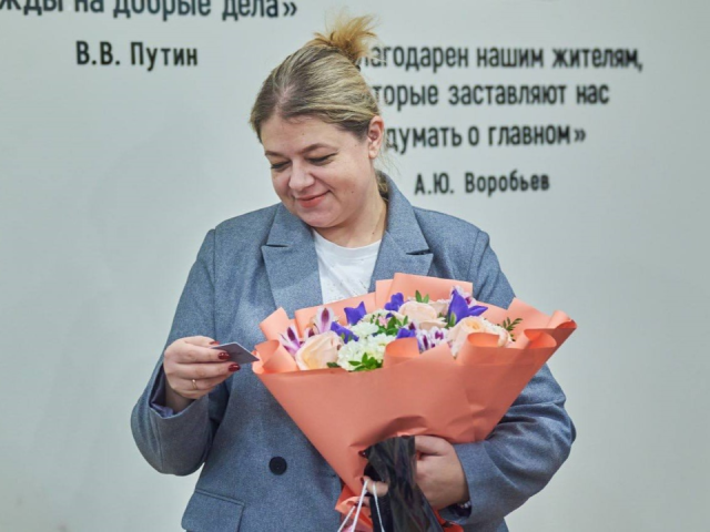 Ассоциация ветеранов СВО Чехова приняла первую женщину в свои ряды