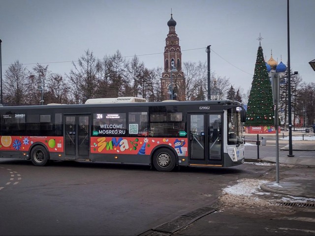 Автобусы в Бронницах сменили облик к Новому году