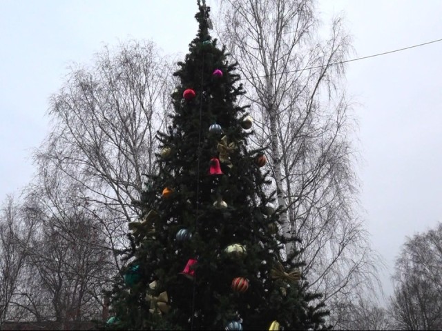 Что приготовили в Гжели к Новому году: восемь елок, горка и ночная иллюминация