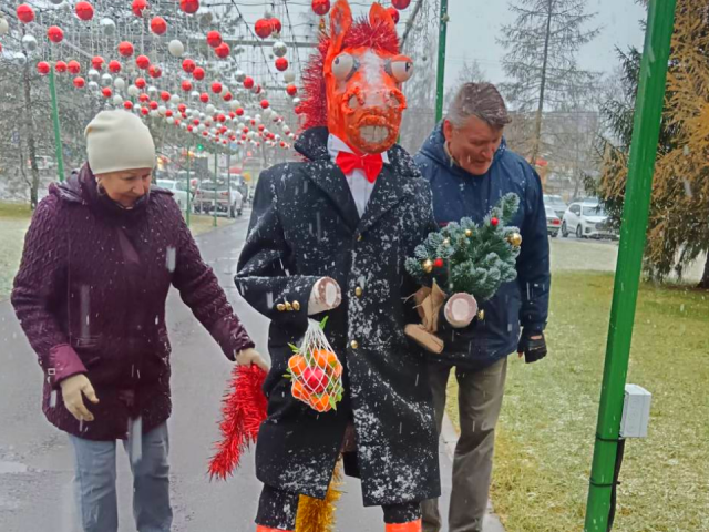 Огненный и стильный жеребец поселился на Московской улице в Можайске и собрал толпу восторженных прохожих