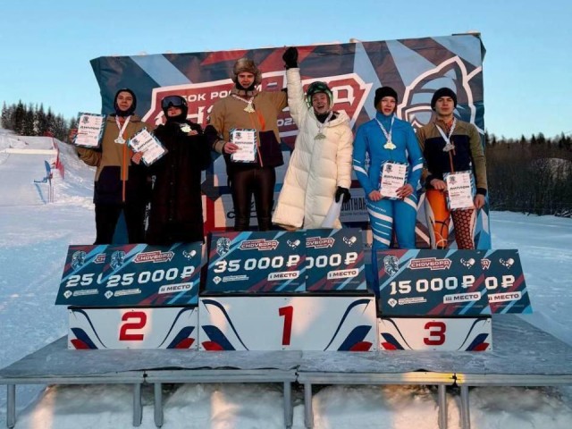 От Дмитрова до пьедестала: подмосковные сноубордисты взяли три медали в смешанном кроссе на II этапе Кубка России