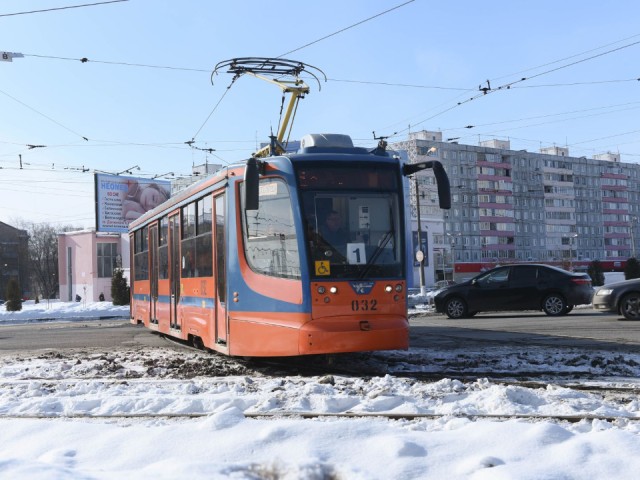 В новогоднюю ночь движение трамваев в Колычеве продлят до утра